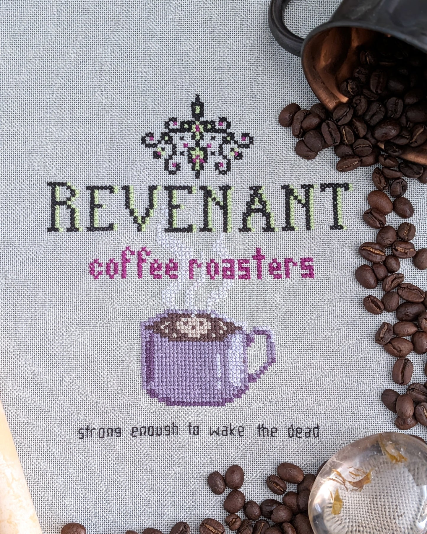 Revenant Coffee - Unseamly Stitches - 2026 Needlework Marketplace PREORDER