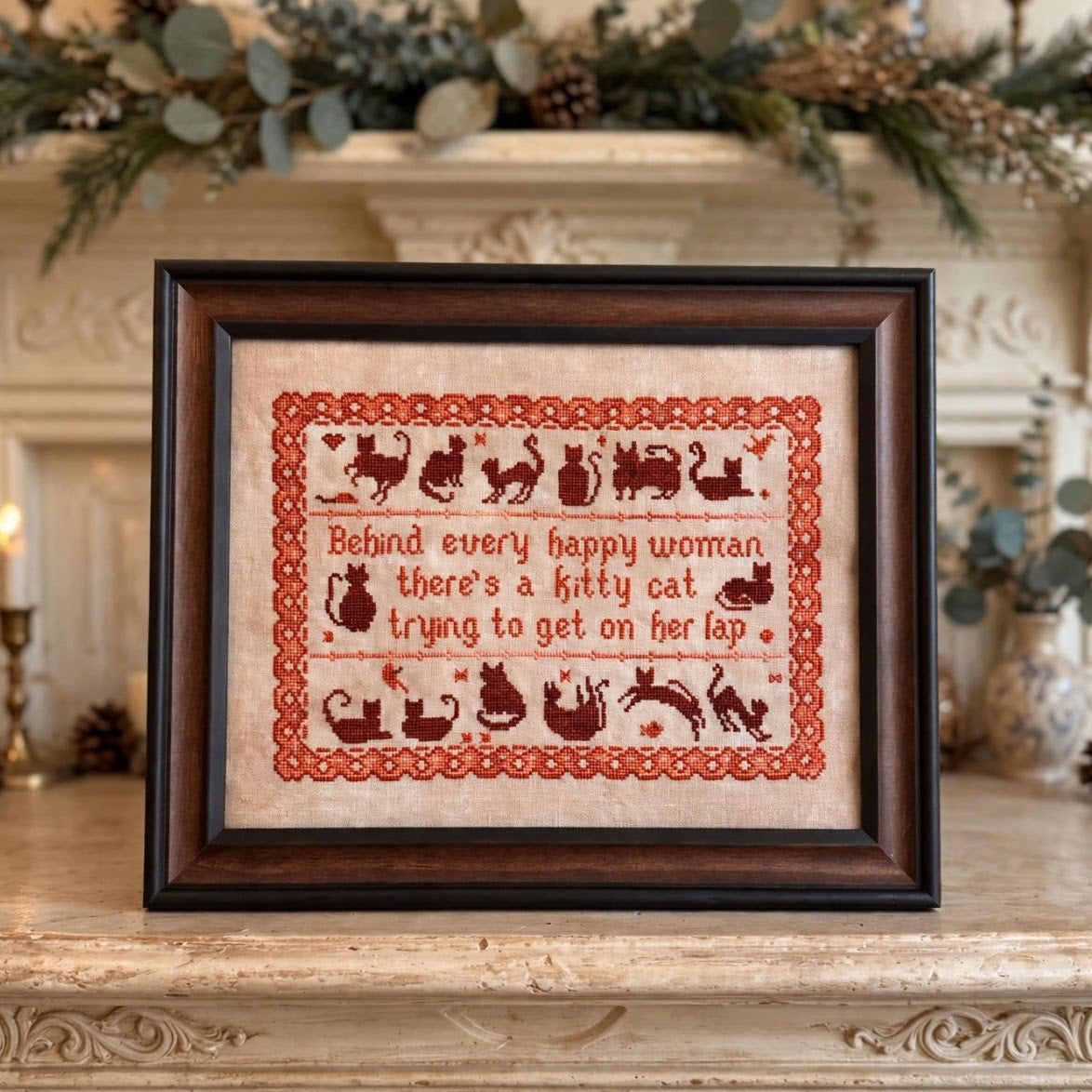 Cat Sampler - December Stitches - 2026 Needlework Marketplace PREORDER