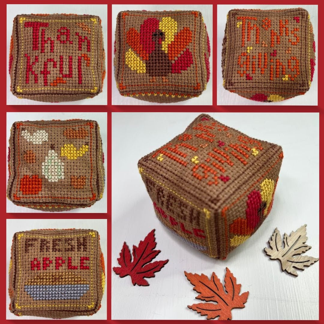 Thanksgiving - Small Cube Series - Ladybug Stitches - 026 Needlework Marketplace PREORDER