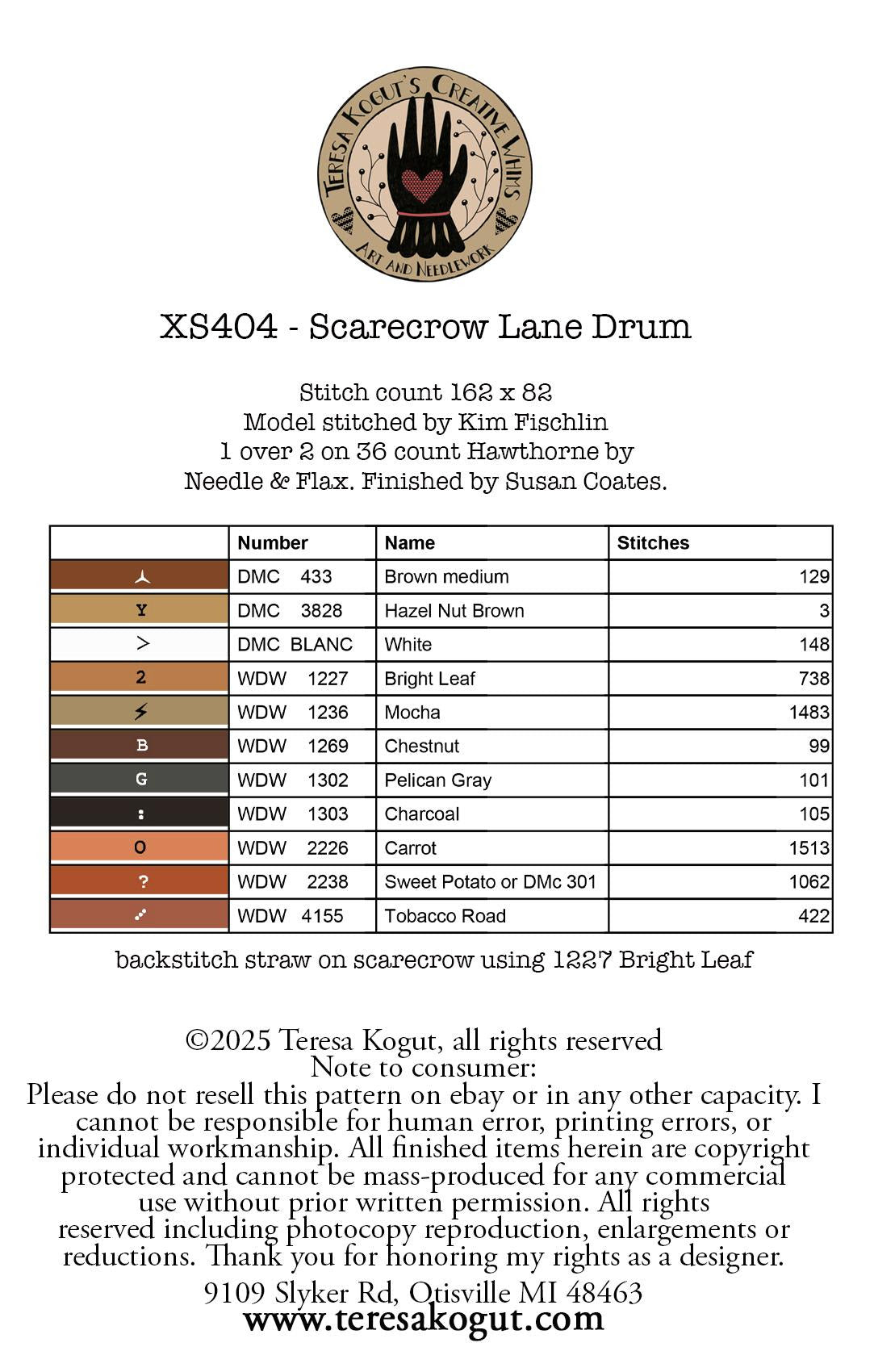 Scarecrow Lane Drum - Teresa Kogut