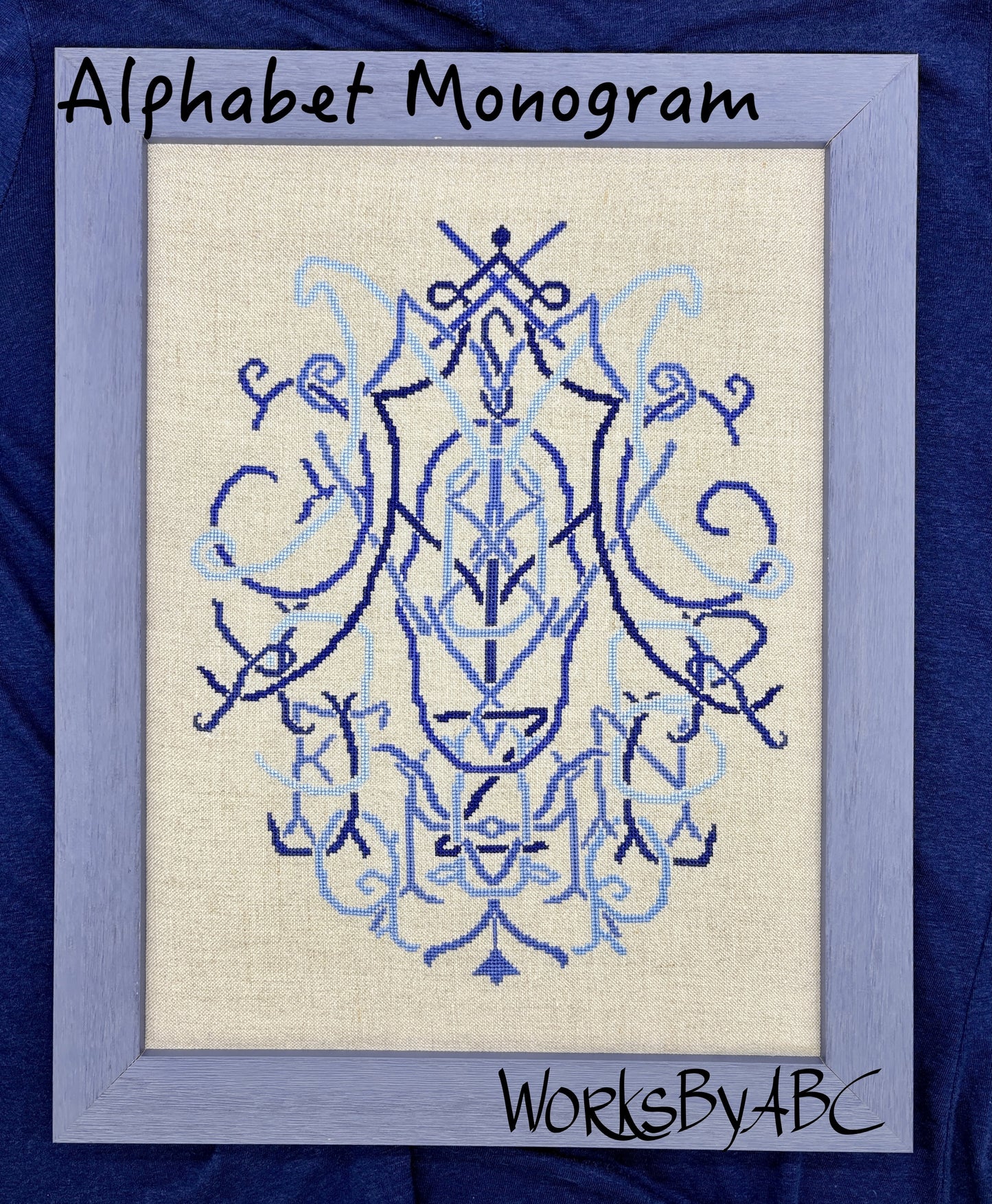 Alphabet Monogram - WorksByABC - 2026 Needlework Marketplace PREORDER
