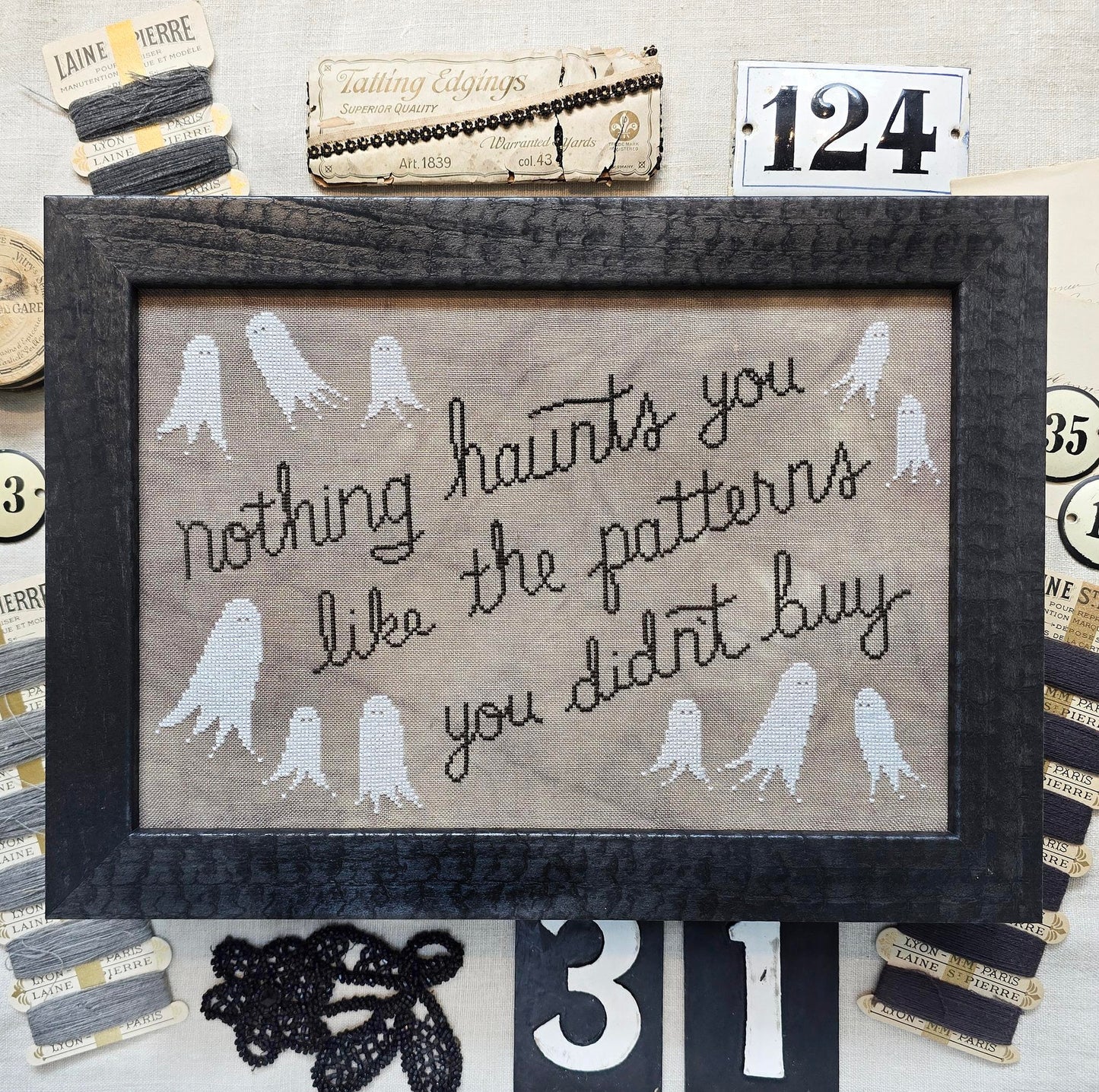 Patterns You Didn't Buy - Hello! From Liz Mathews - 2026 Needlework Marketplace PREORDER