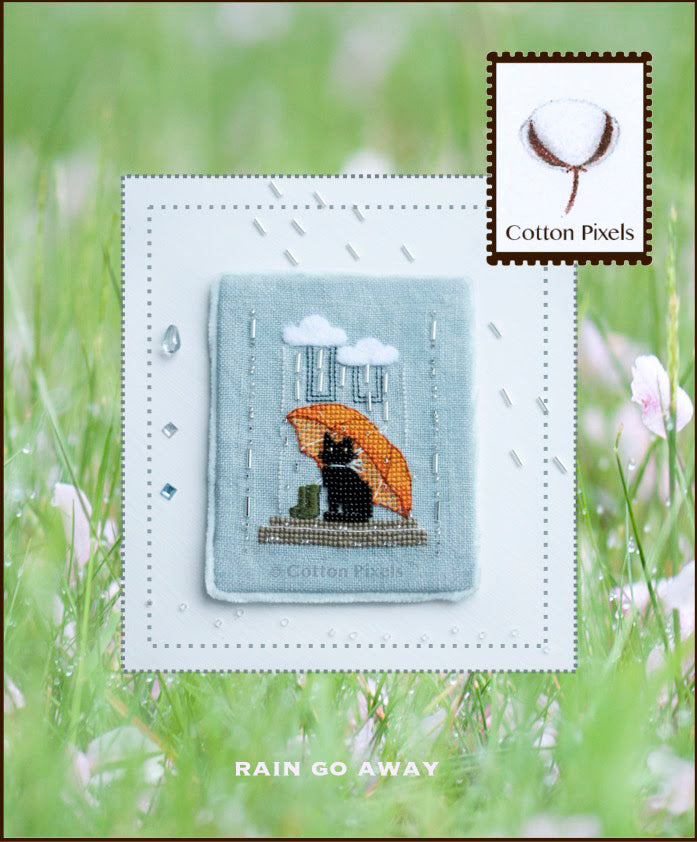 Rain Go Away - Cotton Pixels - 2026 Nashville Needlework Market PREORDER