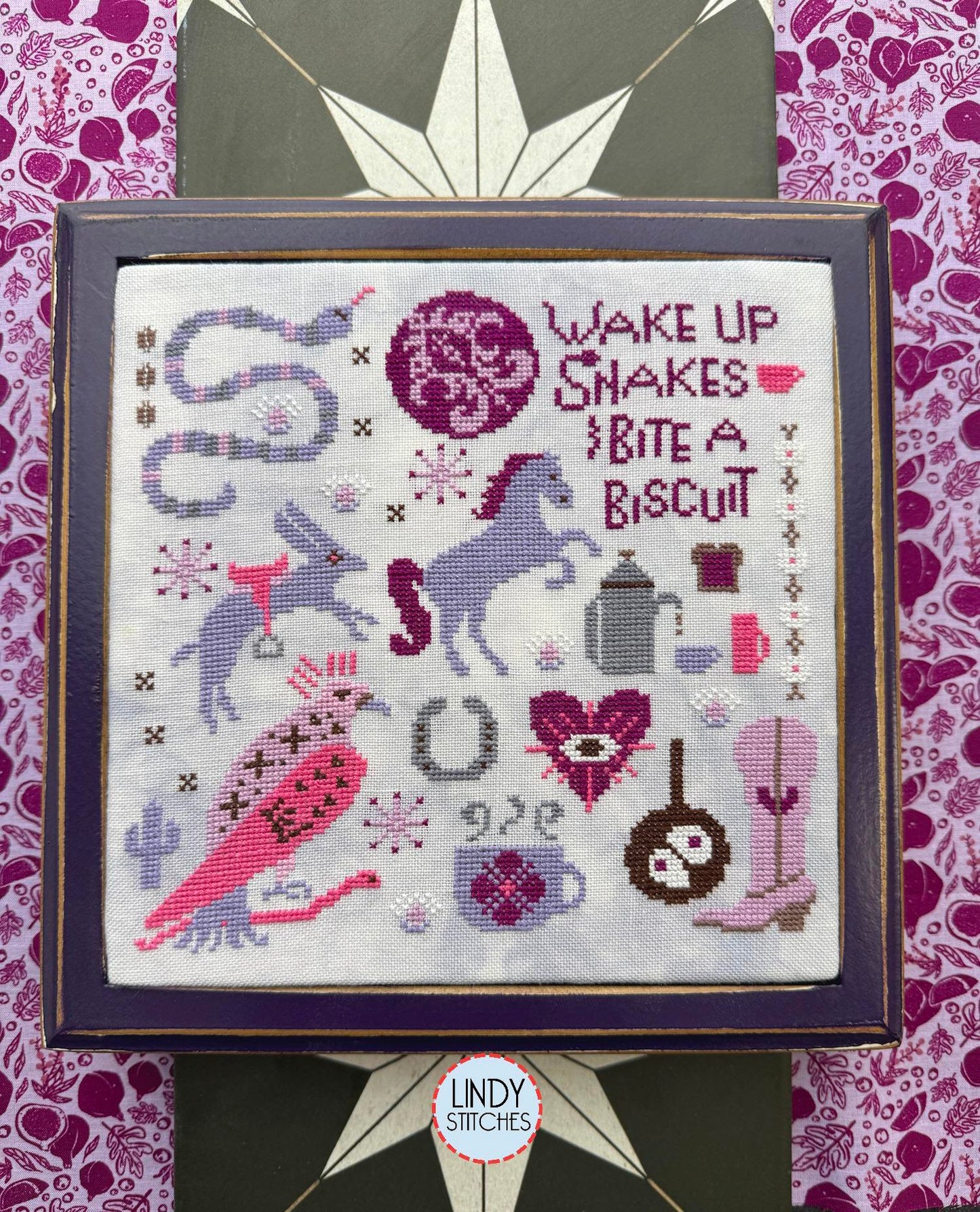 Good Western Morning - Lindy Stitches - 2026 Nashville Needlework Market PREORDER