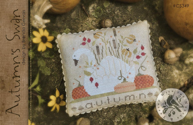 Autumn's Swan - With Thy Needle and Thread by Brenda Gervais