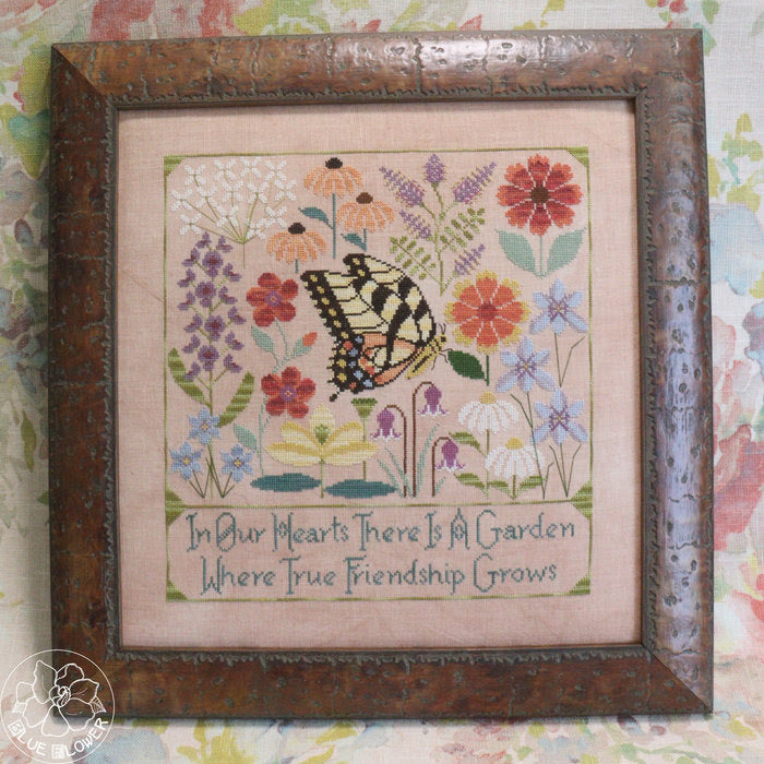 Heart's Garden - The Blue Flower - 2026 Nashville Needlework Market PREORDER