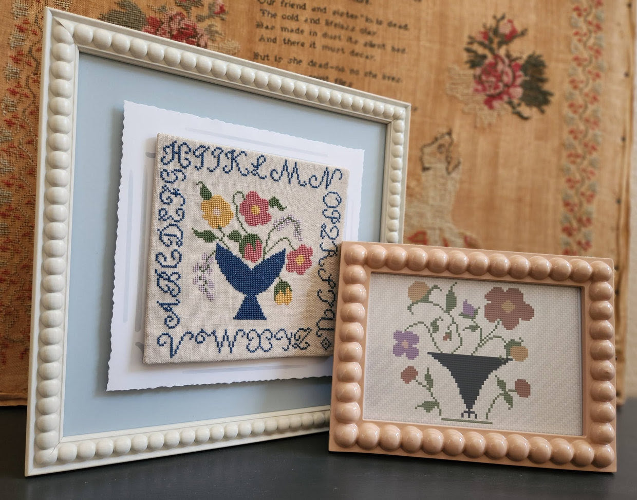 Frolicking Flowers - 1884 Stitchery - 2026 Needlework Marketplace PREORDER