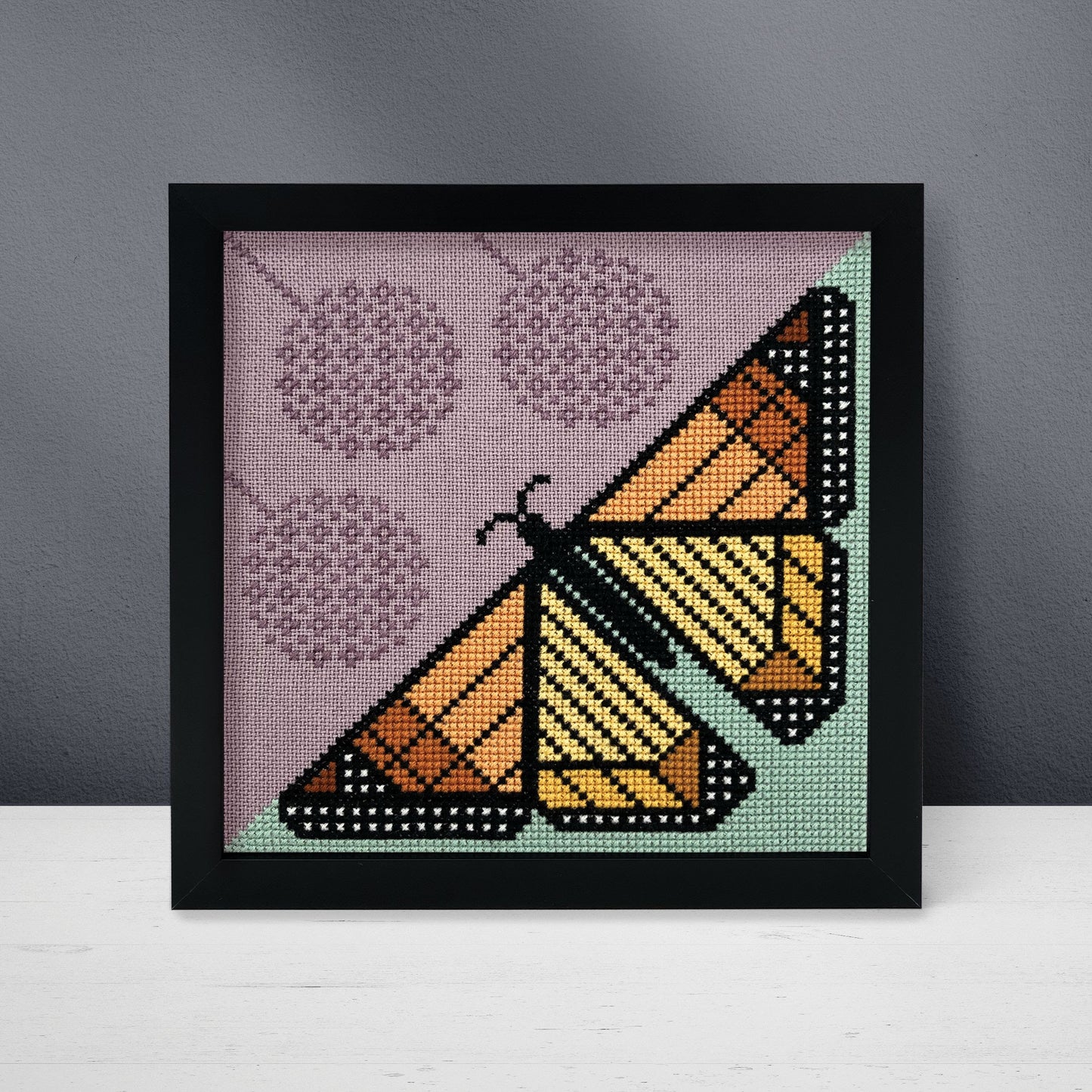 Milkweed and Monarch - Boomerang Stitches