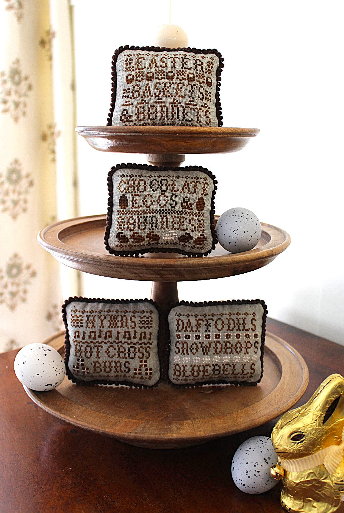 Easter Baskets and Bonnets - Cosford Rise Stitchery