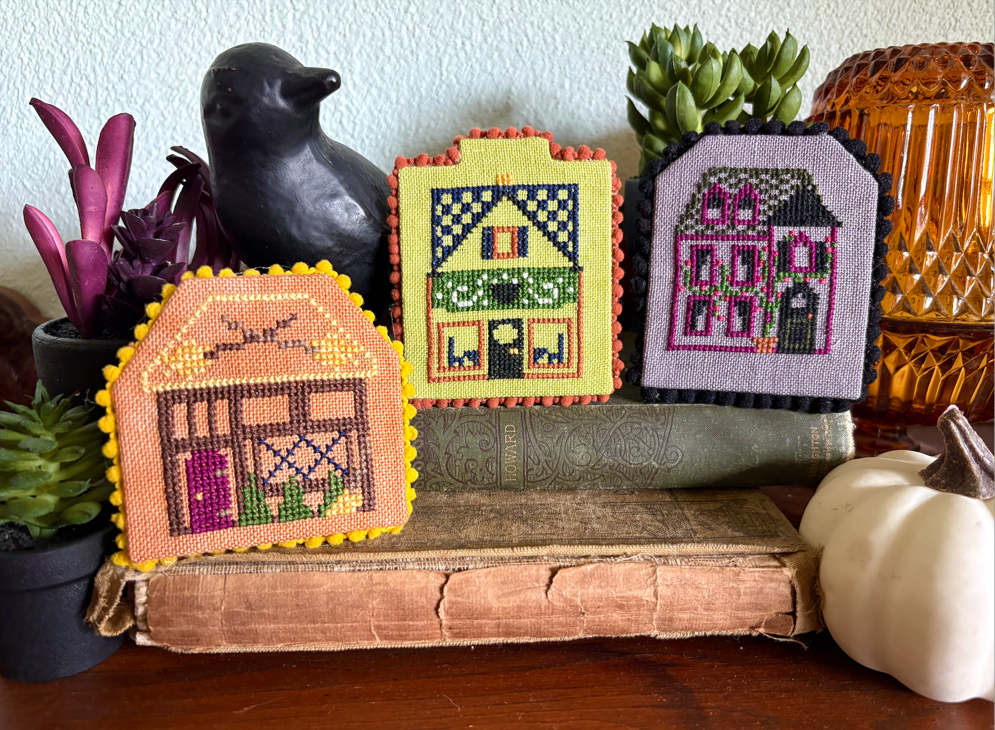 Petal Prairie Village: Halloween - Petal Pusher - 2026 Needlework Marketplace PREORDER