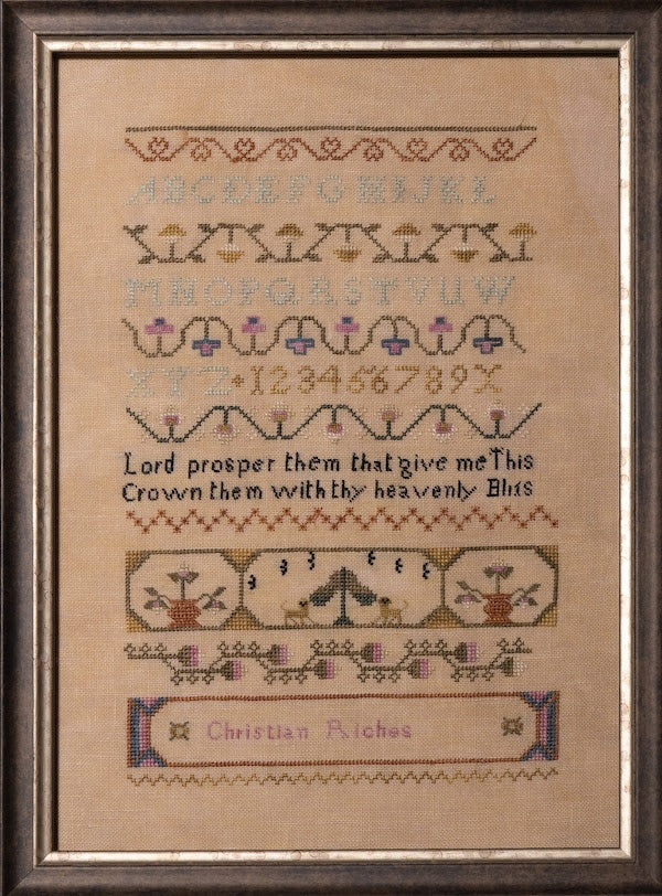 Christian Riches - A Norwich Sampler - Olde Willow Stitchery - 2026 Needlework Marketplace PREORDER