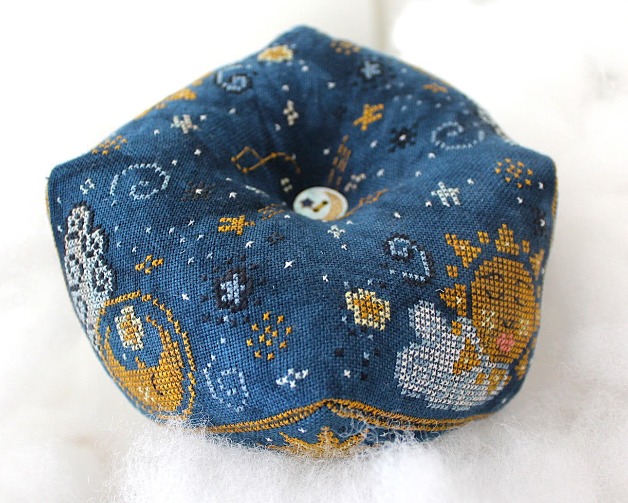 Starry Starry Night Biscornu - Cosford Rise Stitchery