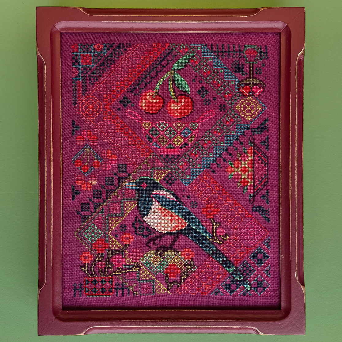Cherry Magpie - JEDxStitch