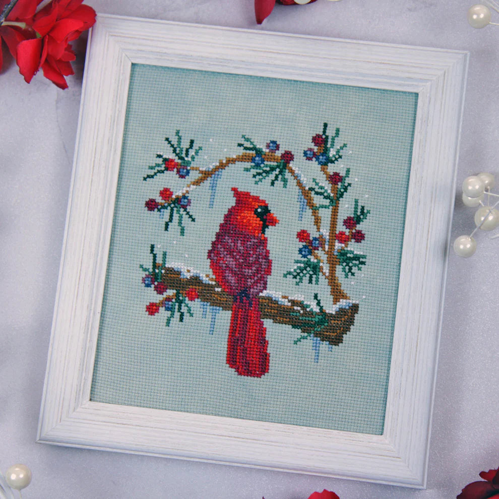 Winter's Cardinal - The Stitch Crypt - 2026 Needlework Marketplace PREORDER