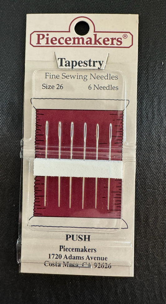 Size 26 Piecemakers Tapestry  Needles