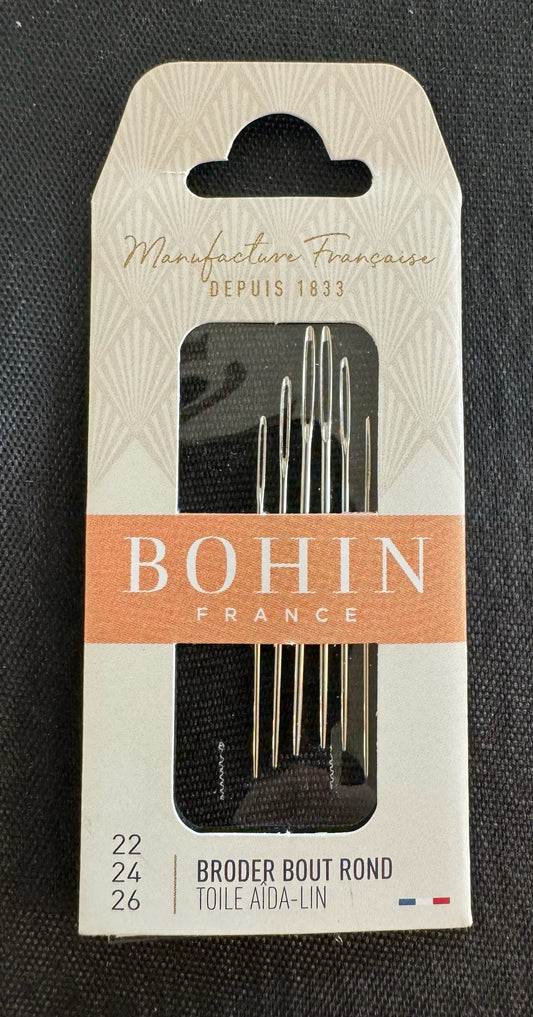 Size 22, 24, and 26 Bohin Tapestry Needles