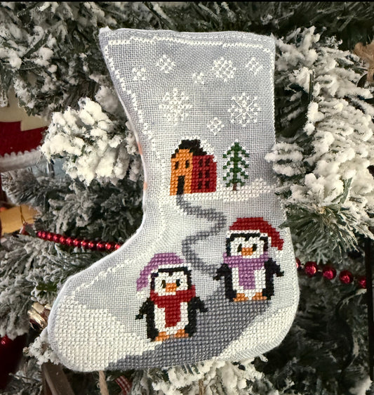Penguin Stocking - Romy’s Creations