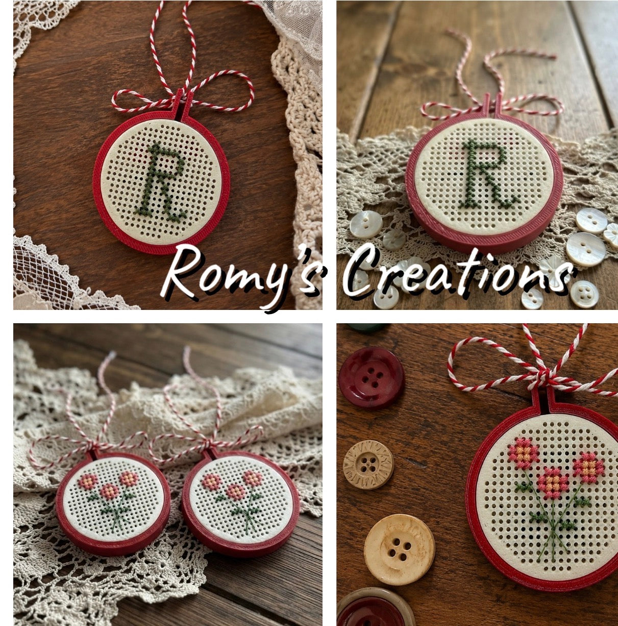 Romantic Hoop - Romy’s Creations - 2026 Needlework Marketplace PREORDER