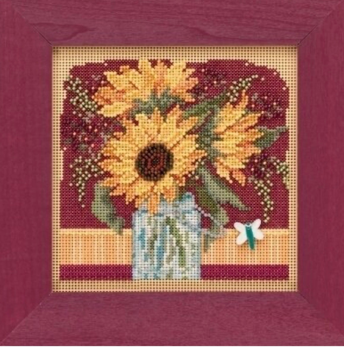 Sunflower Bouquet Braded Cross Stitch Kit - Mill Hill