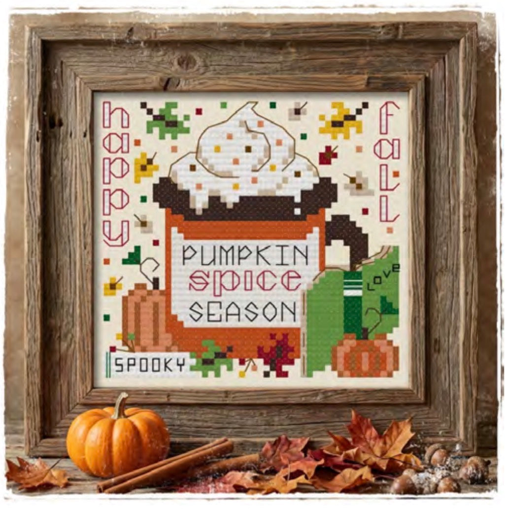 Pumpkin Spice Season - Fairy Wool In The Wood - 2026 Needlework Marketplace PREORDER