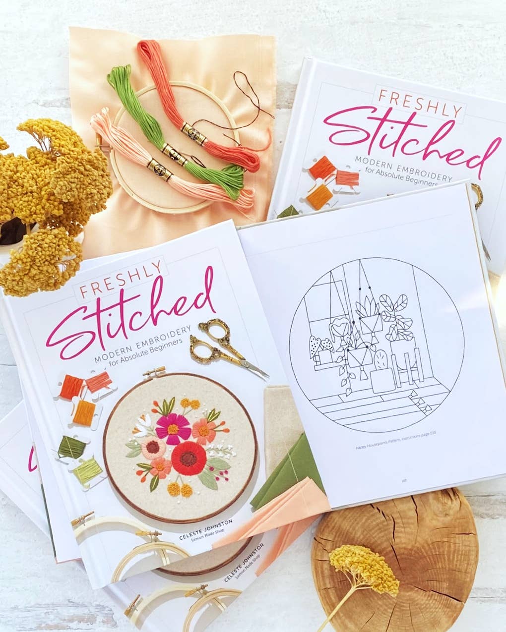 Freshly Stitched: Modern Embroidery for Absolute Beginners Book