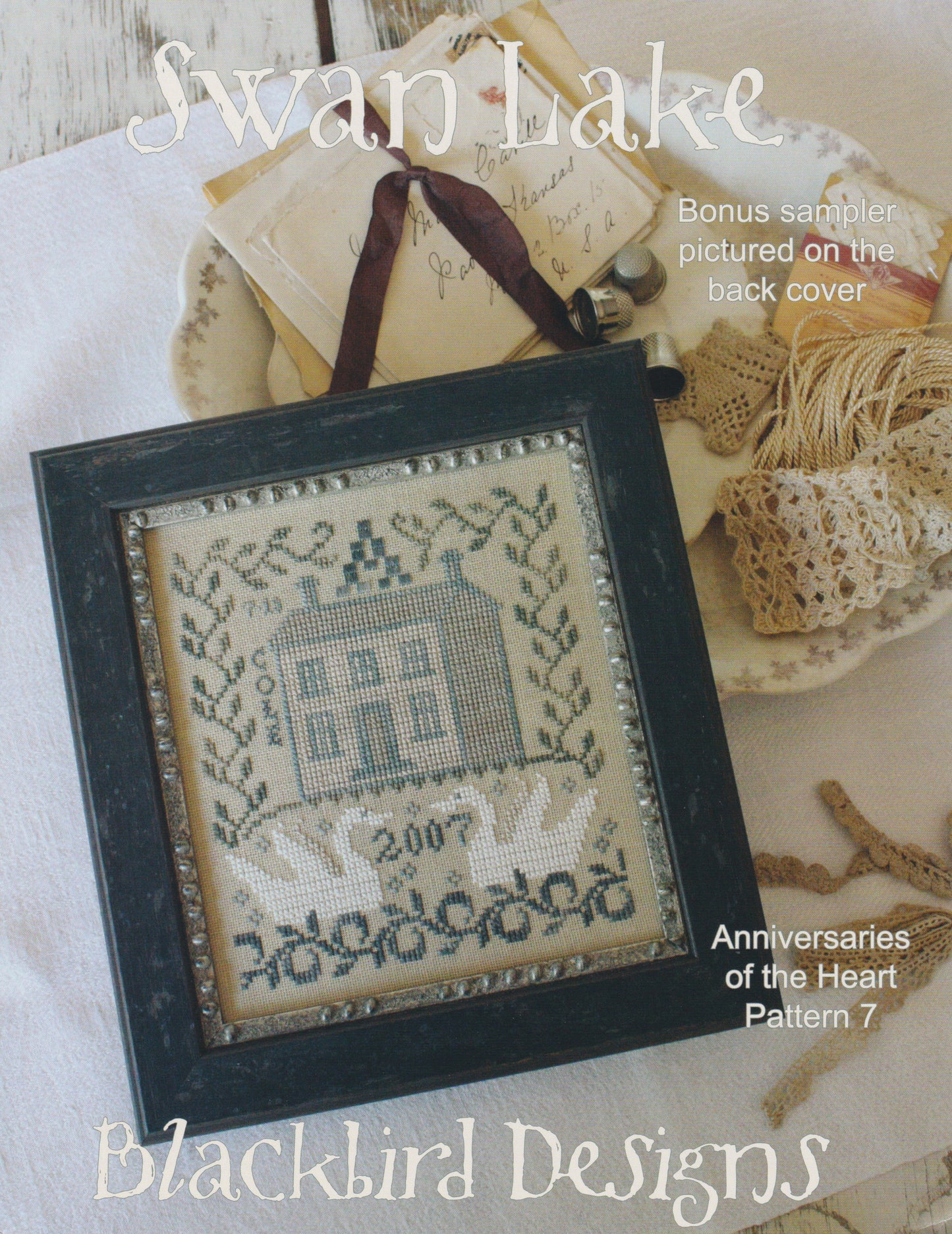 Swan Lake (Anniversaries of the Heart Pattern 7) - Blackbird Designs