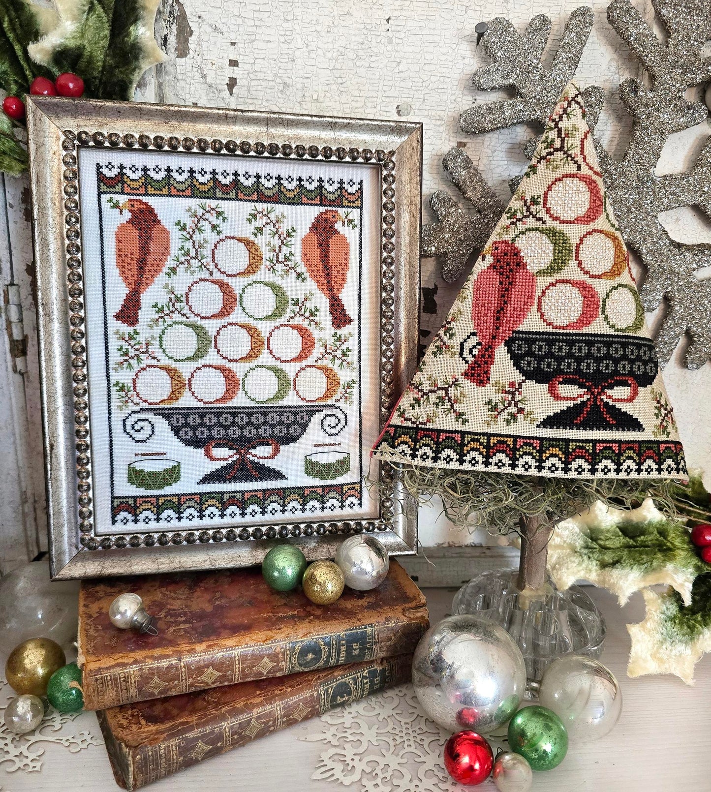 Twelfth Day Of Christmas Sampler And Tree - Hello From Liz Mathews