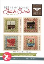 Bee In My Bonnet Stitch Cards Set X - Lori Holt