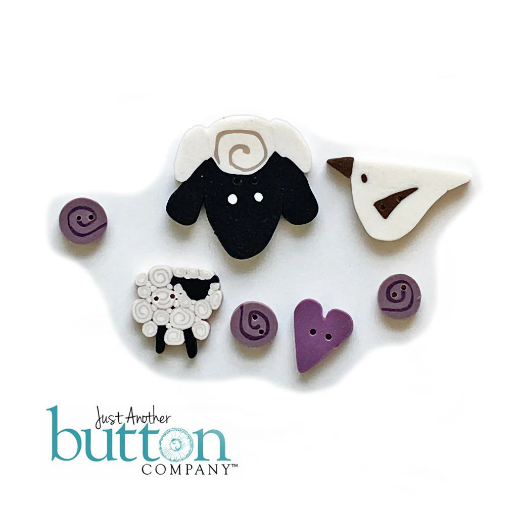 My Sheep Bag Button Collection - Just Another Button Company