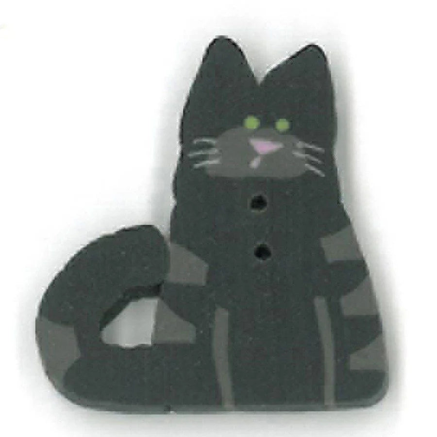Small Very Black Cat - Just Another Button Company