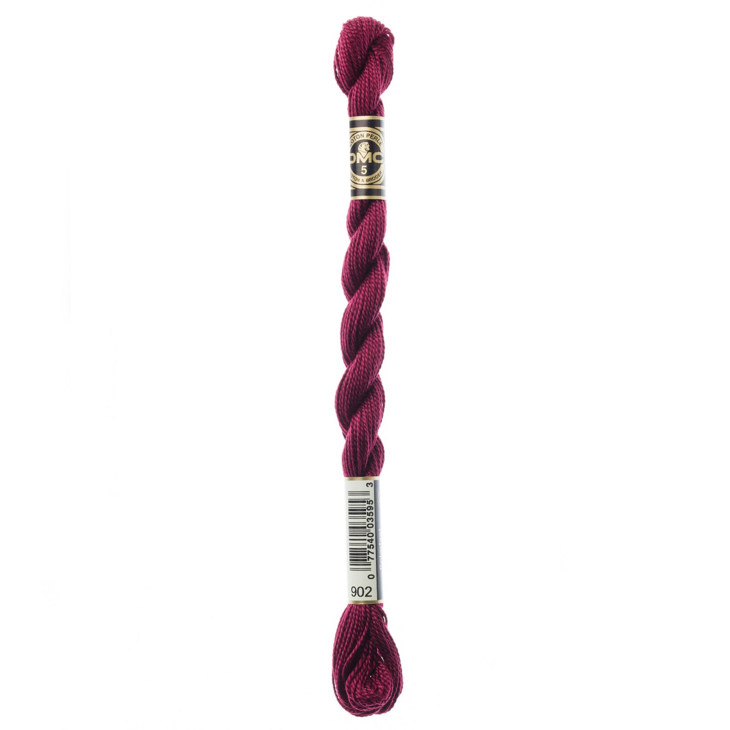DMC Pearl Cotton Skein Size 5 Very Dark Garnet #902