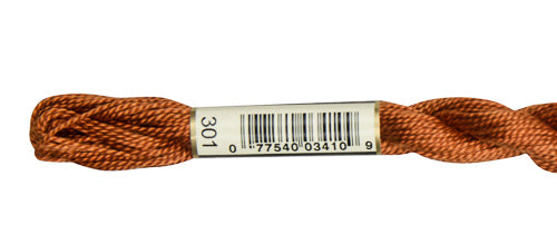 DMC Pearl Cotton Skein Size 5 Medium Mahogany #301