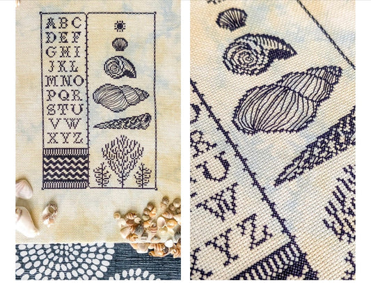 Low Tide Sampler - Shaded Stitchery - 2026 Needlework Marketplace PREORDER