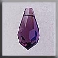 Mill Hill 13052 Very Small Teardrop Amethyst AB