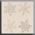 Mill Hill 15001 White Metal Snowflakes