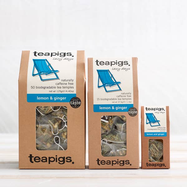 Lemon & Ginger Tea - 15 Temples - Teapigs