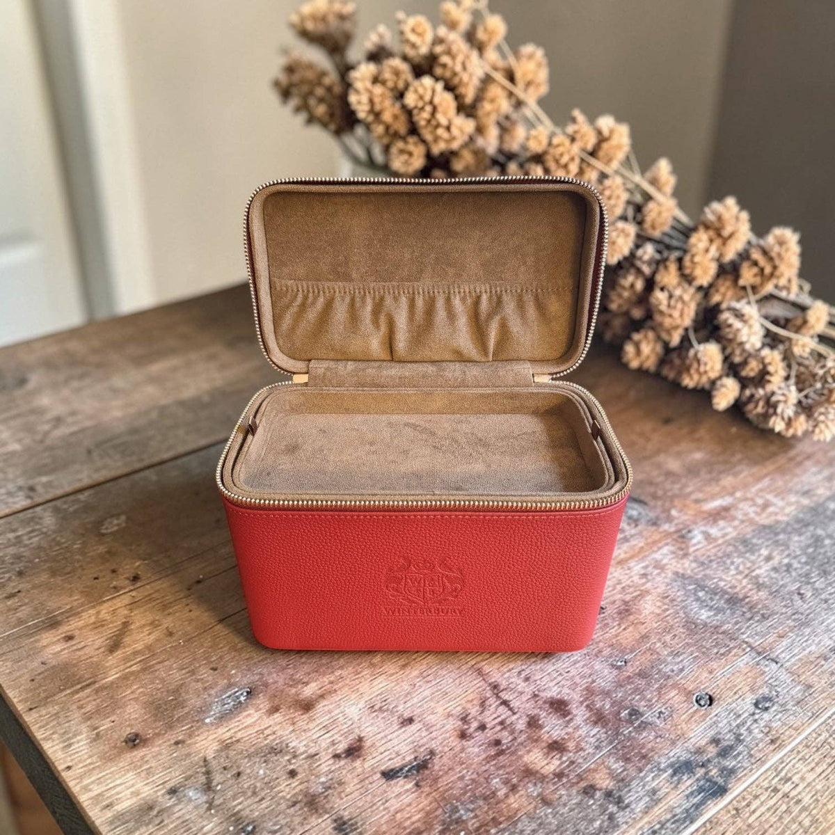 WinterBury Maroon Double Tray Needlework Sewing Case - COMING SOON