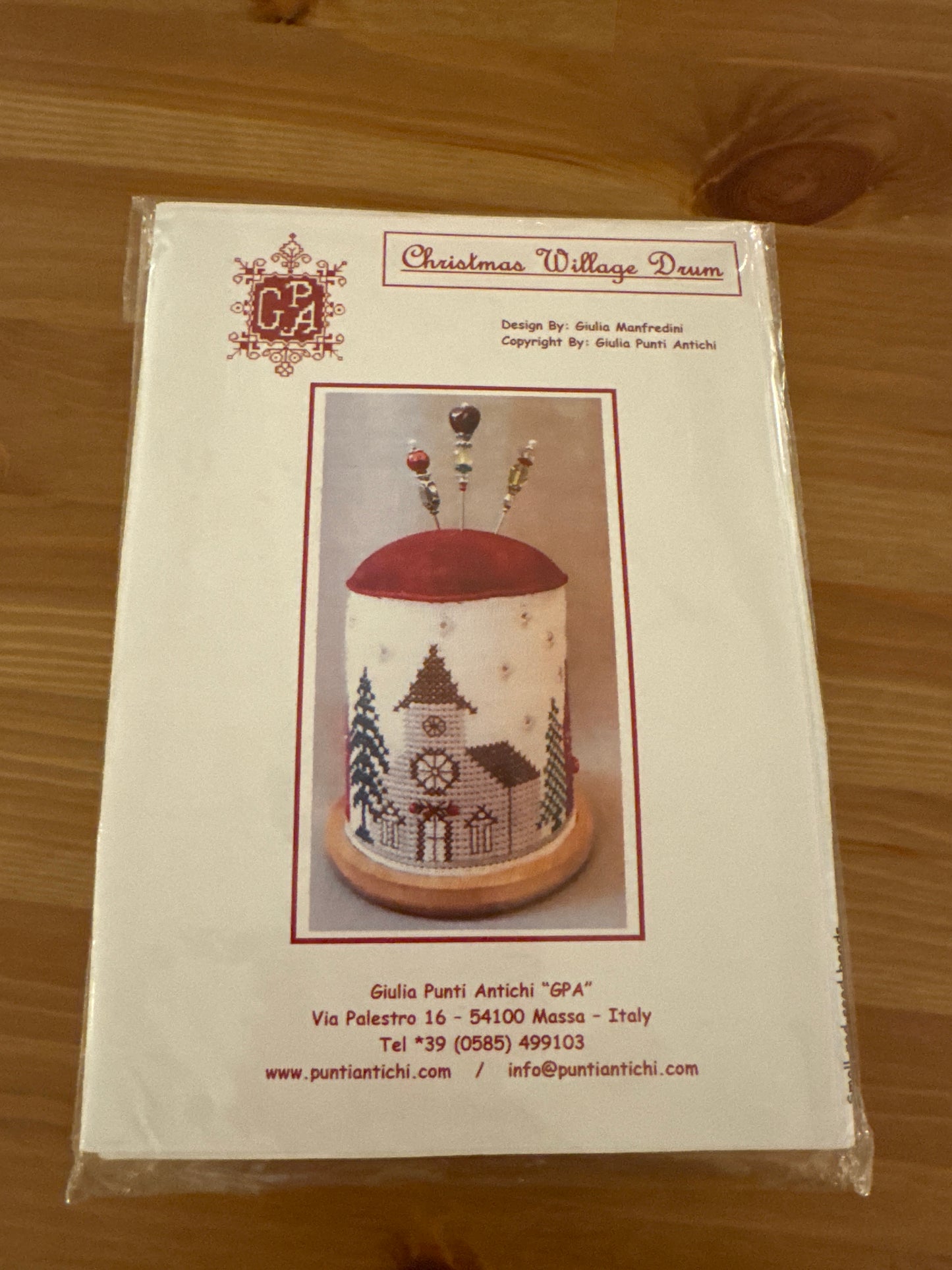 Christmas Village Drum - Giulia Punti Antichi