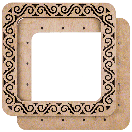 Large Magnetic Wooden Embroidery Cross Stitch Hoop