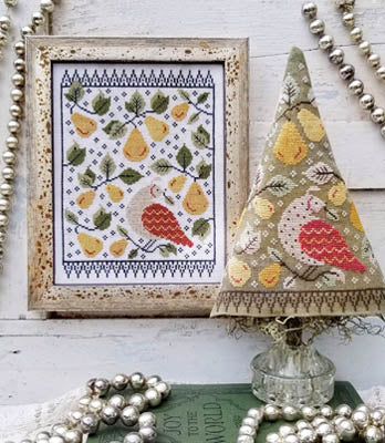 1st Day of Christmas Sampler and Tree - 12 Days of Christmas Sampler and Tree Series - Hello from Liz Mathews