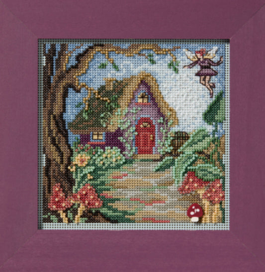 Fairy House Beaded Cross Stitch Kit - Mill Hill