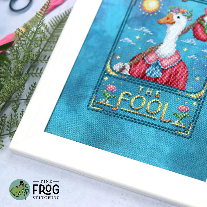 Feather Tarot: The Fool - Fine Frog Stitching