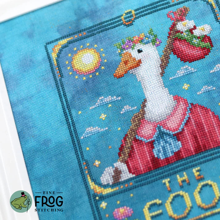 Feather Tarot: The Fool - Fine Frog Stitching