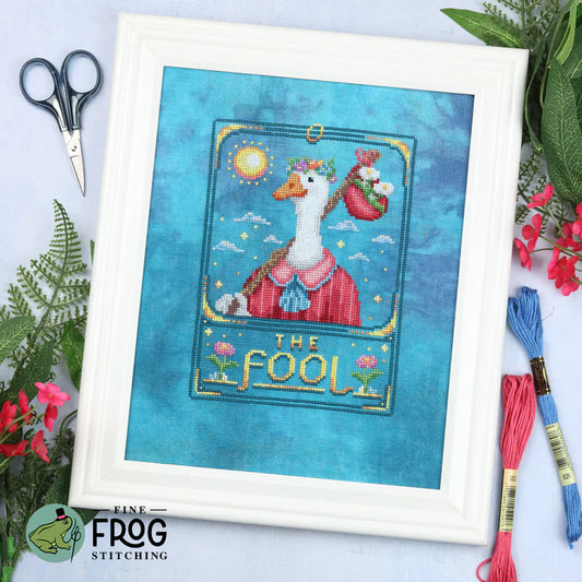 Feather Tarot: The Fool - Fine Frog Stitching