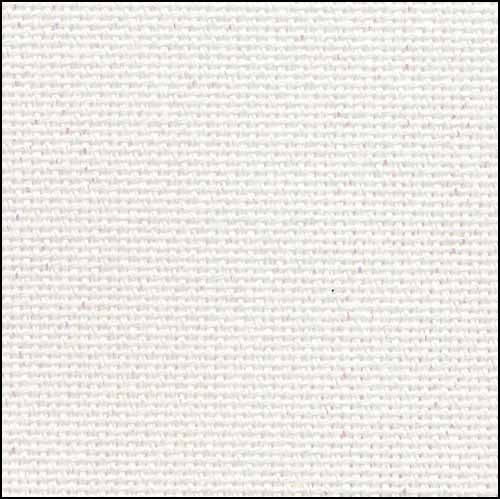 25 Count Lugana White Opalescent by Zweigart