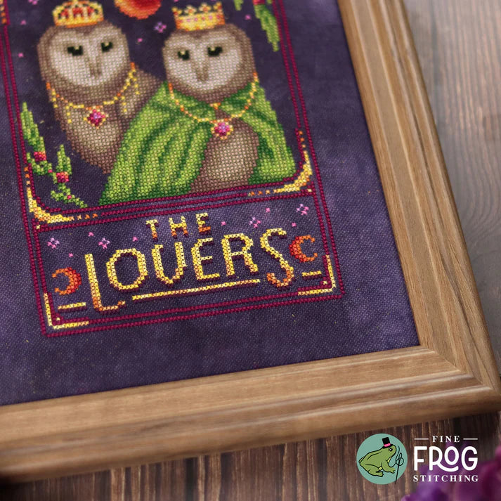 Feather Tarot: The Lovers - Fine Frog Stitching