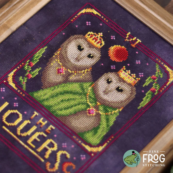 Feather Tarot: The Lovers - Fine Frog Stitching