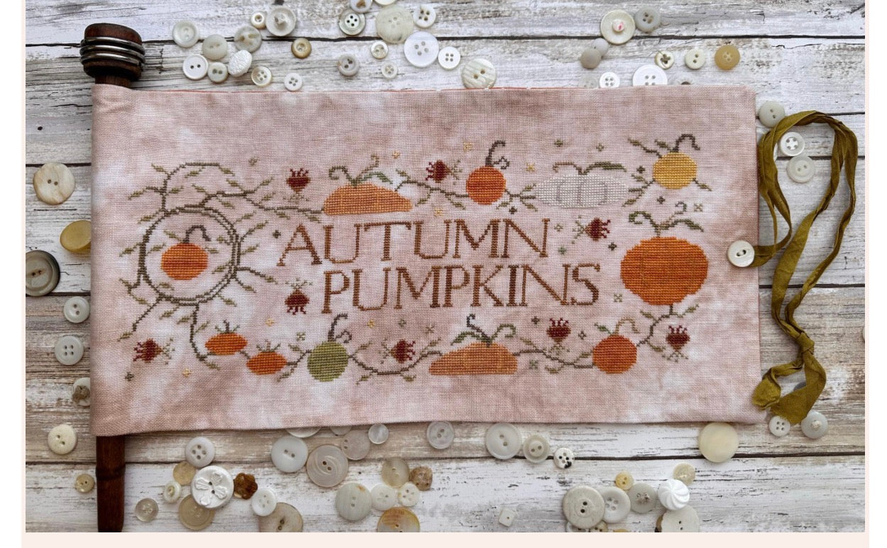 Autumn Pumpkins - Lucy Beam - 2026 Needlework Marketplace PREORDER