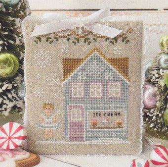 Snow Queen's Ice Cream Parlor - Nutcracker Village - Cottage Country Needleworks