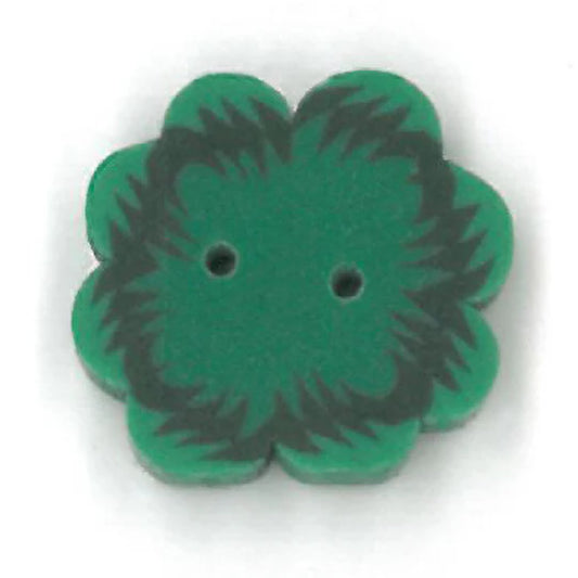 Small Four Leaf Clover Button - Just Another Button Company